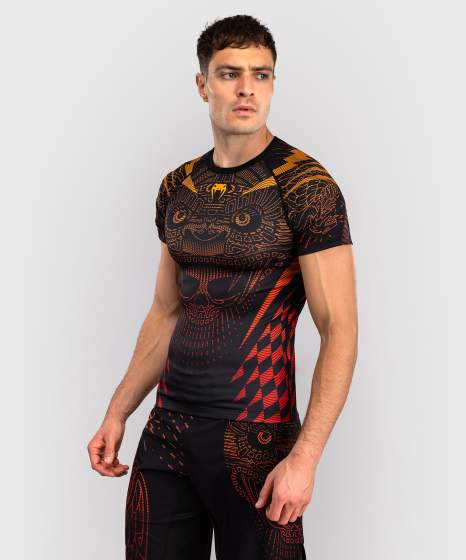 Venum Rash Guard Quetzal Fury, Schwarz-Rot 3