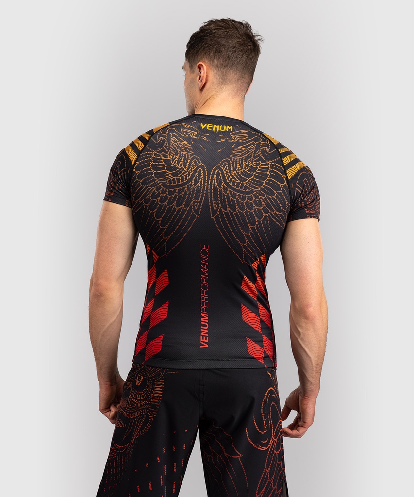 Venum Rash Guard Quetzal Fury, Schwarz-Rot 5