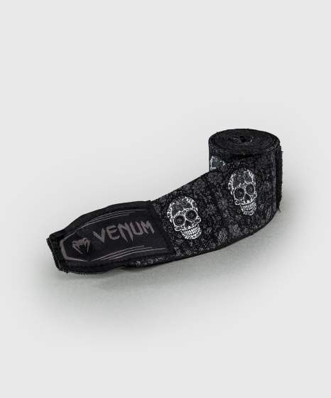 Venum Boxbandagen Santa Muerte 3m, Schwarz 3