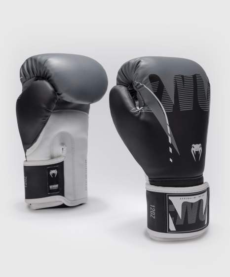 Venum Boxhandschuhe Adrenaline, Schwarz-Silber 2