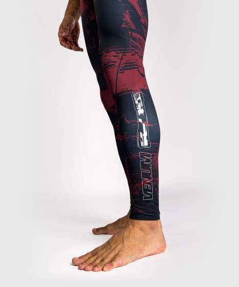Venum Compression Pants UFC Zenith Authentic Fight Week, Schwarz-Rot 4