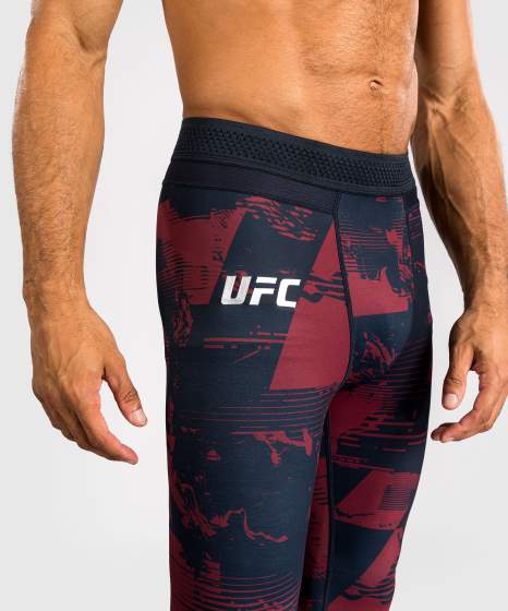 Venum Compression Pants UFC Zenith Authentic Fight Week, Schwarz-Rot 5