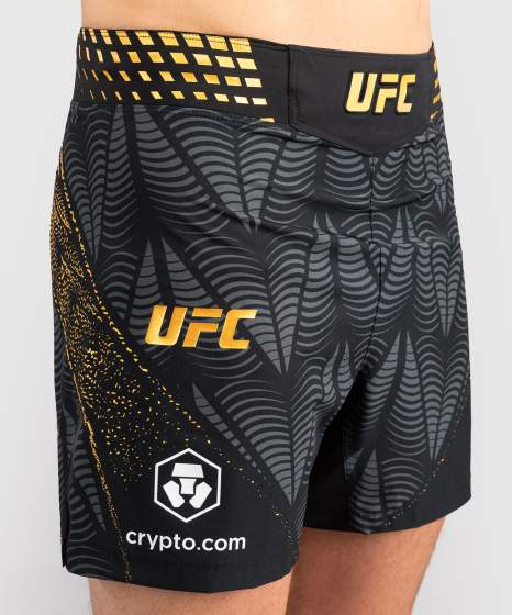 Venum Fight Shorts UFC Zenith Authentic Fight Night Champion Short Fit, Schwarz-Gold 6