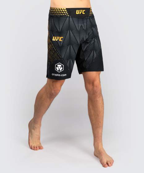 Venum Fight Shorts UFC Zenith Authentic Fight Night Champion Long Fit, Schwarz-Gold 2