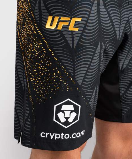Venum Fight Shorts UFC Zenith Authentic Fight Night Champion Long Fit, Schwarz-Gold 6