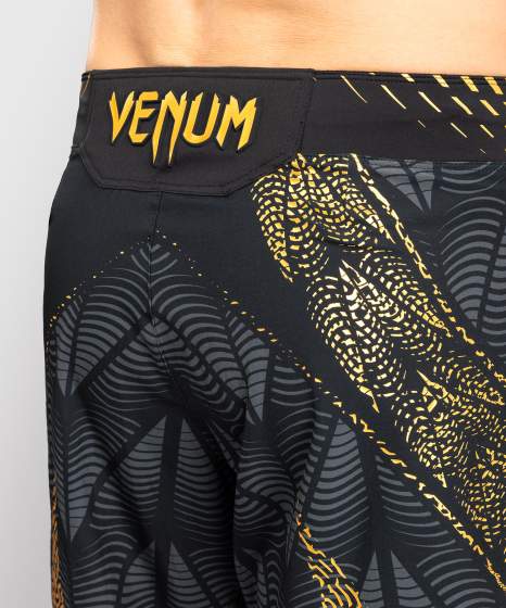 Venum Fight Shorts UFC Zenith Authentic Fight Night Champion Long Fit, Schwarz-Gold 8