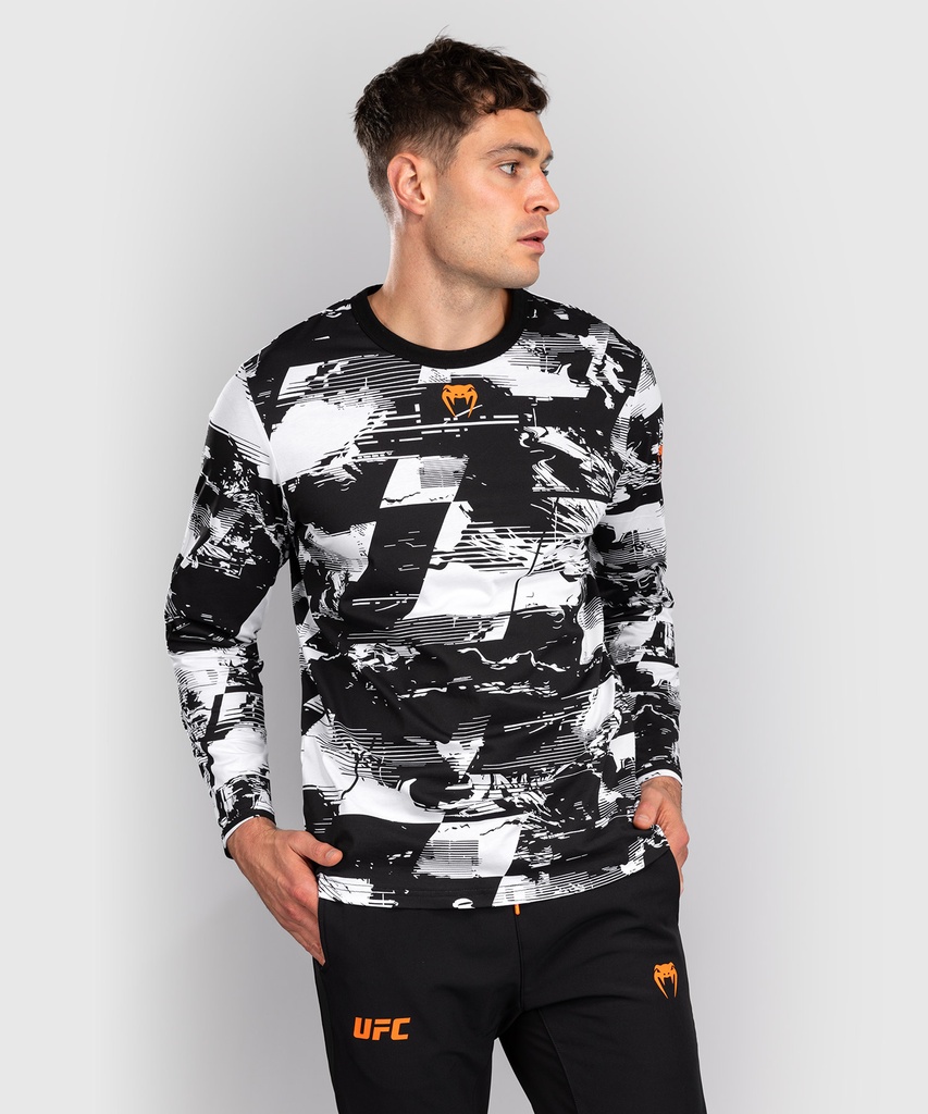 Venum T-Shirt UFC Zenith Authentic Fight Week, Schwarz-Weiß 3