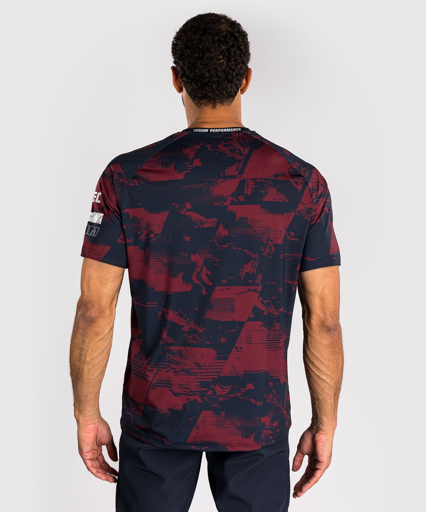 Venum T-Shirt UFC Zenith Authentic Fight Week Performance, Schwarz-Rot 4