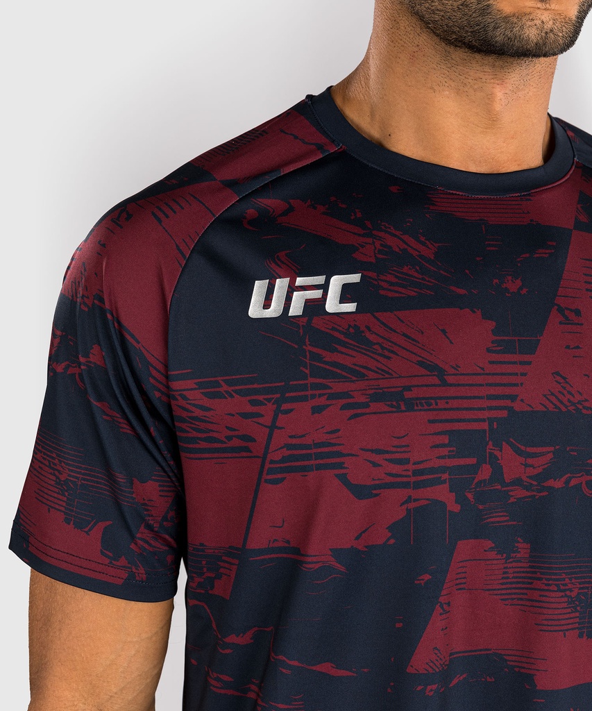 Venum T-Shirt UFC Zenith Authentic Fight Week Performance, Schwarz-Rot 5