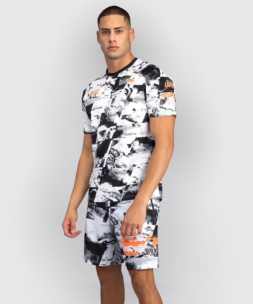 Venum T-Shirt UFC Zenith Authentic Fight Week Performance, Schwarz-Weiß 4