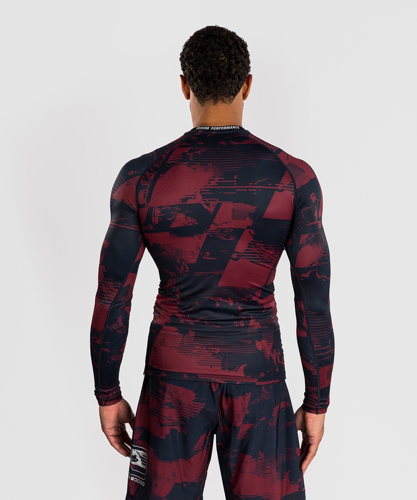 Venum Rash Guard UFC Zenith Authentic Fight Week Performance, Schwarz-Rot 4