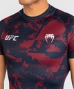 Venum Rash Guard UFC Zenith Authentic Fight Week Performance, Schwarz-Rot