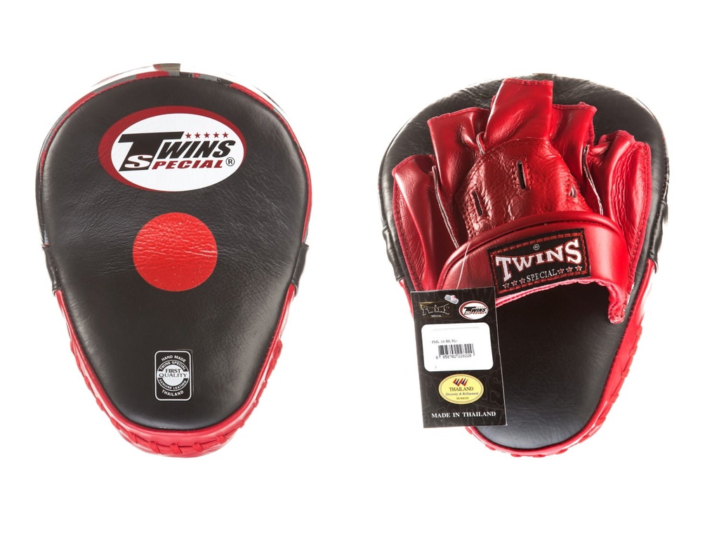 Twins Boxpratzen PML-10, Schwarz-Rot