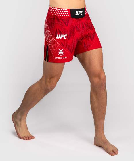 Venum Fight Shorts UFC Zenith Authentic Fight Night Short Fit, Rot 3