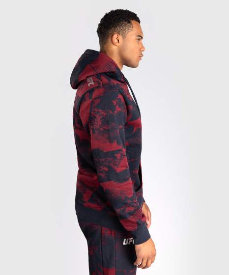 Venum Hoodie UFC Zenith Authentic Fight Week, Schwarz-Rot 3