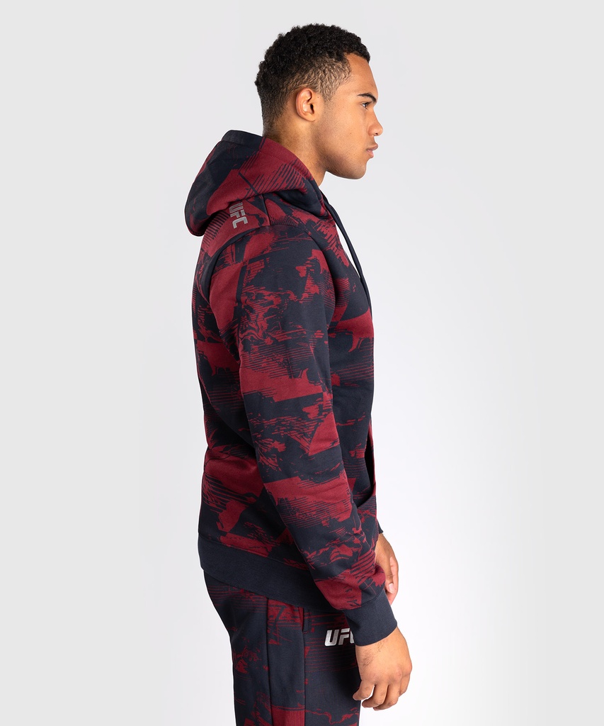 Venum Hoodie UFC Zenith Authentic Fight Week, Schwarz-Rot 4