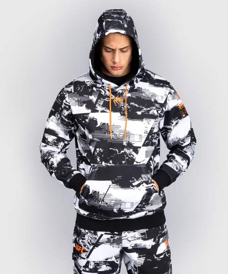 Venum Hoodie UFC Zenith Authentic Fight Week, Schwarz-Weiß 2