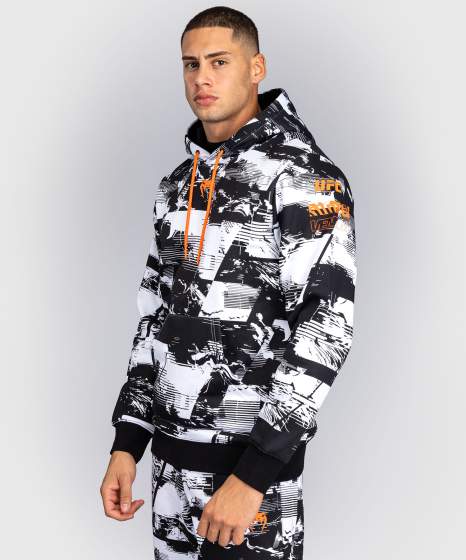Venum Hoodie UFC Zenith Authentic Fight Week, Schwarz-Weiß 3