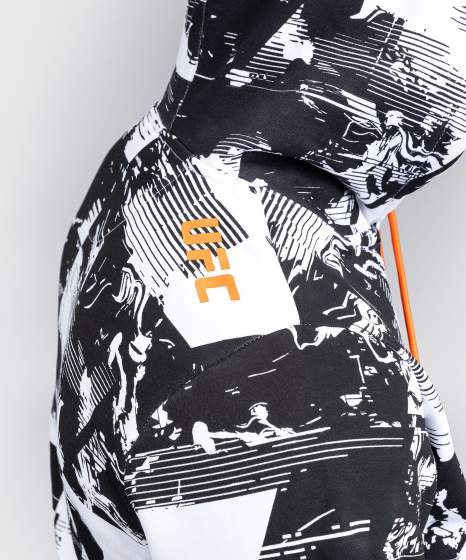 Venum Hoodie UFC Zenith Authentic Fight Week, Schwarz-Weiß 6