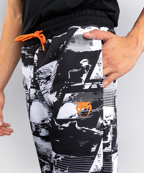 Venum Jogginghose UFC Zenith Authentic Fight Week, Schwarz-Weiß 3