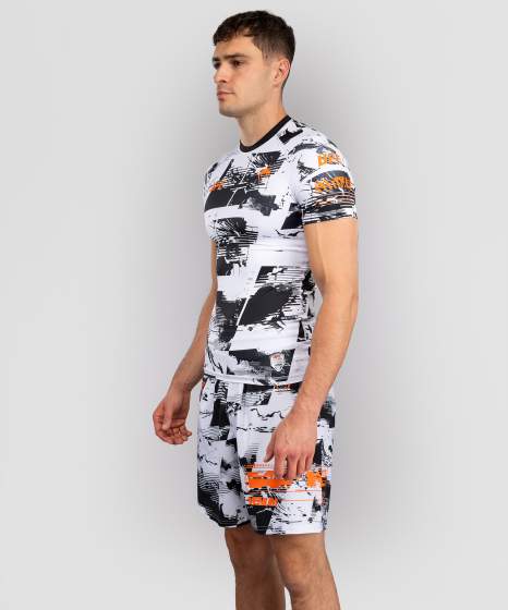 Venum Rash Guard UFC Zenith Authentic Fight Week Performance, Schwarz-Weiß 2