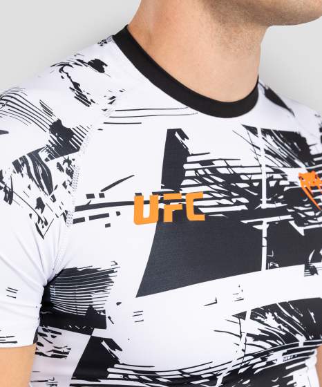 Venum Rash Guard UFC Zenith Authentic Fight Week Performance, Schwarz-Weiß 4