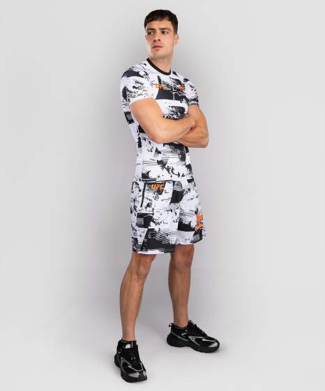 Venum Rash Guard UFC Zenith Authentic Fight Week Performance, Schwarz-Weiß 7