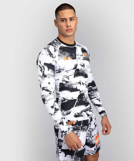 Venum Rash Guard UFC Zenith Authentic Fight Week Performance, Schwarz-Weiß 4