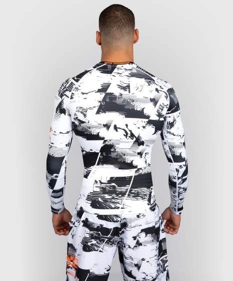 Venum Rash Guard UFC Zenith Authentic Fight Week Performance, Schwarz-Weiß 5