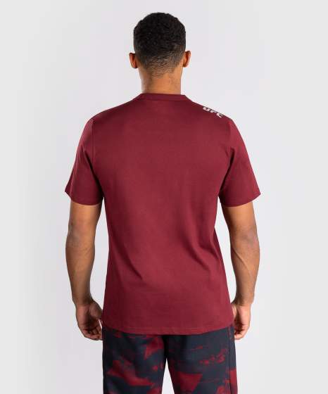 Venum T-Shirt UFC Zenith Authentic Fight Week, Burgunderrot 3