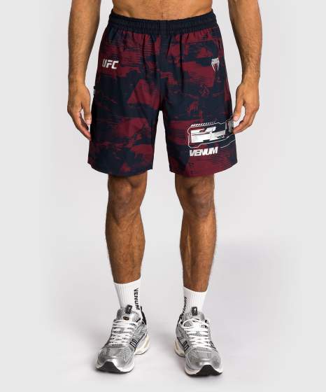 Venum Training Shorts UFC Zenith Authentic Fight Week, Schwarz-Rot 3