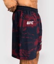 Venum Training Shorts UFC Zenith Authentic Fight Week, Schwarz-Rot 4