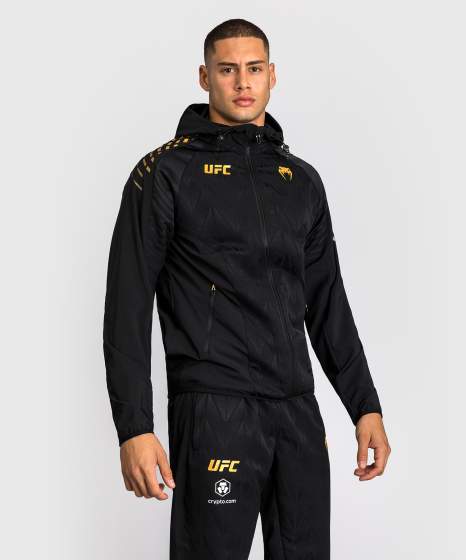 Venum Zip Hoodie UFC Zenith Authentic Fight Night Champion, Schwarz-Gold 3