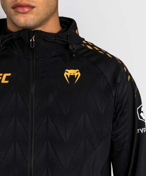 Venum Zip Hoodie UFC Zenith Authentic Fight Night Champion, Schwarz-Gold 9