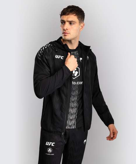 Venum Zip Hoodie UFC Zenith Authentic Fight Night Champion, Schwarz 9