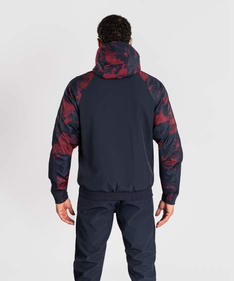 Venum Zip Hoodie UFC Zenith Authentic Fight Night Champion, Schwarz-Rot 3