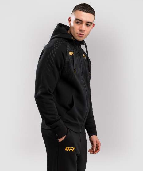 Venum Zip Hoodie UFC Zenith Replica Champion, Schwarz-Gold 2