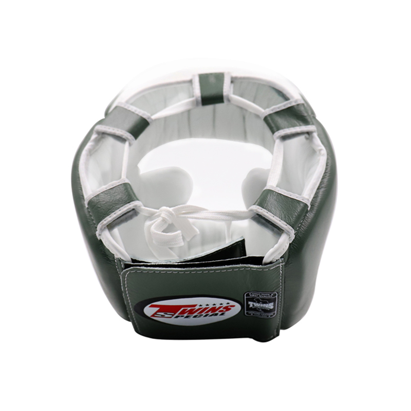 Twins Kopfschutz HGL11 Skintex, Olivgrün-Weiß 3