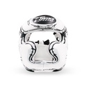 Twins Kopfschutz FHHGL3 Leder, Weiß-Schwarz 2