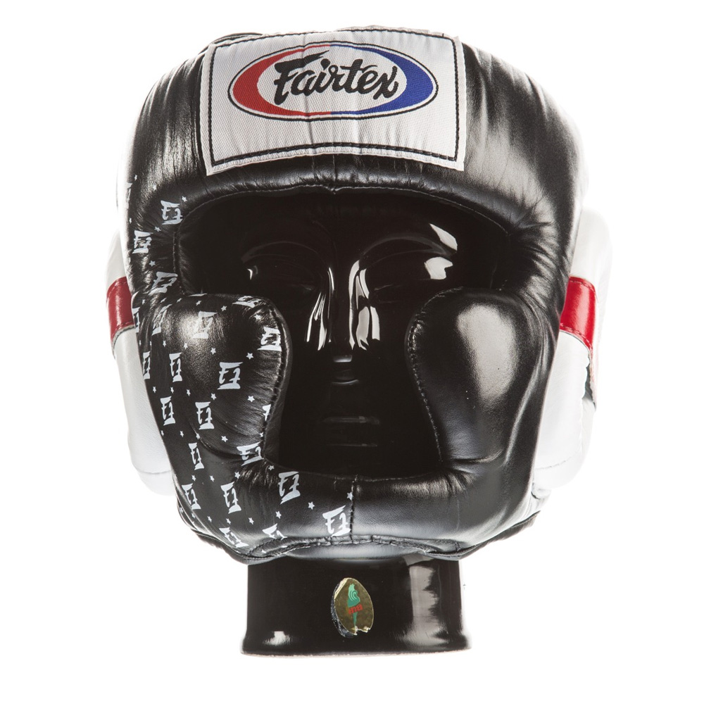 Fairtex Super Sparring Kopfschutz black front 5