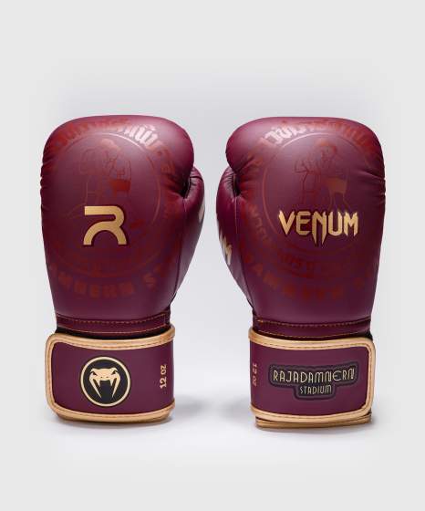 Venum Boxhandschuhe Rajadamner, Burgunderrot 2