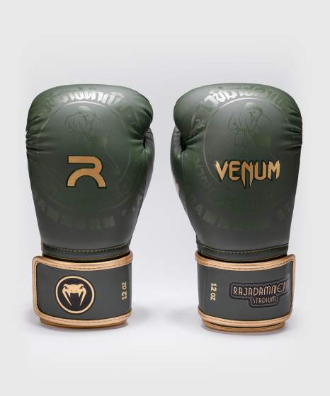 Venum Boxhandschuhe Rajadamner, Grün 2