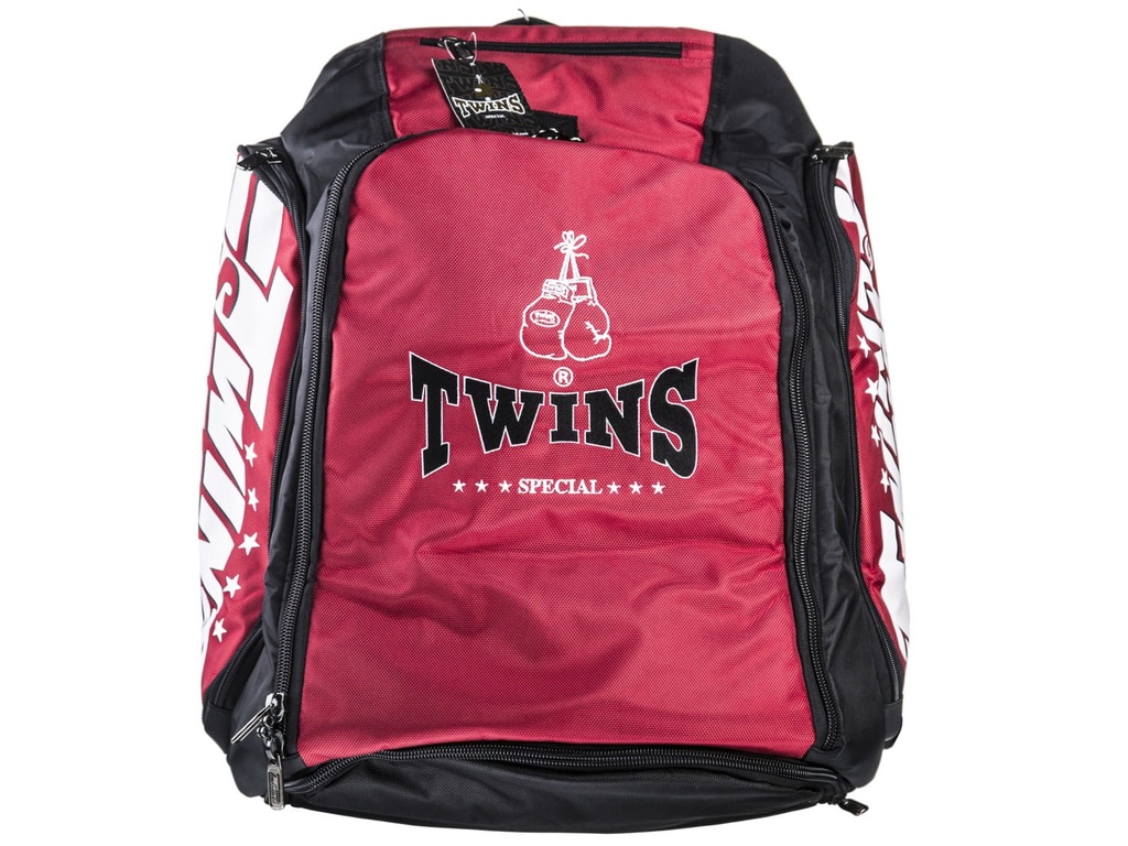 Twins Sporttasche-Rucksack CBBT2, Rot-Schwarz 2