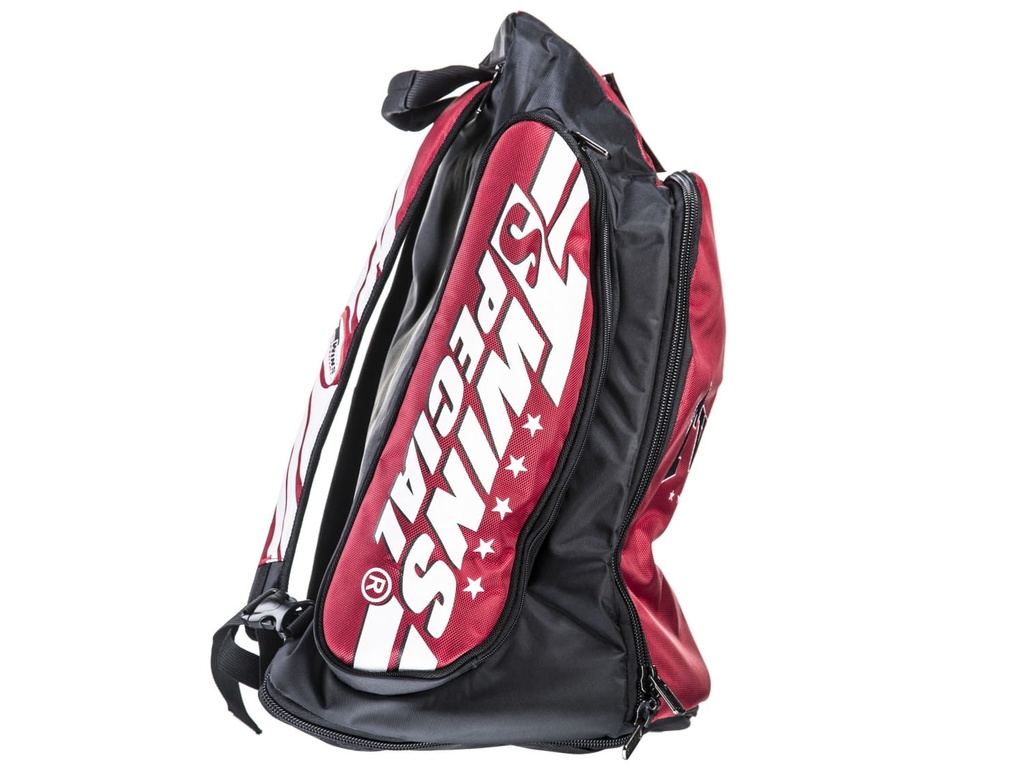 Twins Sporttasche-Rucksack CBBT2, Rot-Schwarz 3