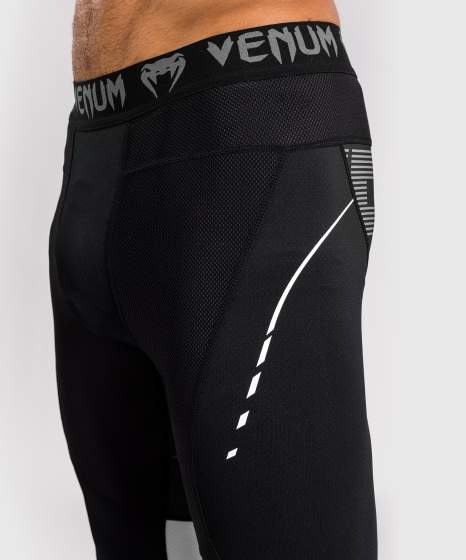 Venum Compression Pants Adrenaline, Schwarz-Silber 4