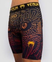 Venum Compression Shorts Quetzal Fury, Schwarz-Rot-Mandarin 3
