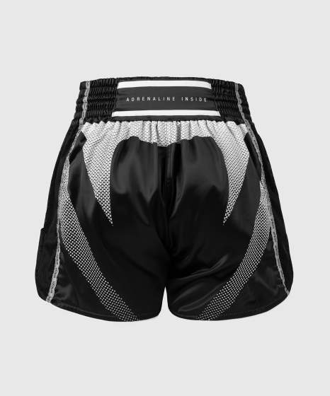 Venum Muay Thai Shorts Adrenaline, Schwarz-Silber 4
