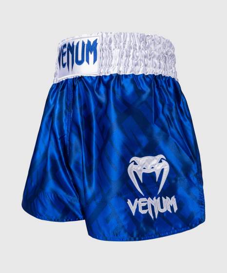 Venum Muay Thai Shorts Contender XT, Blau-Weiß 2