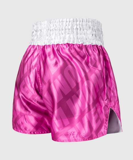 Venum Muay Thai Shorts Contender XT, Pink-Weiß 3