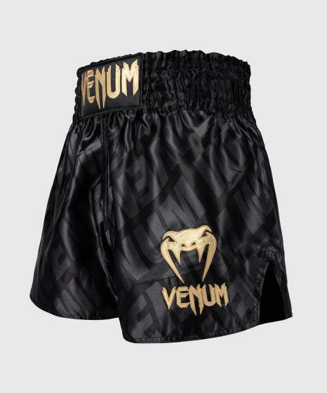 Venum Muay Thai Shorts Contender XT, Schwarz-Gold 2